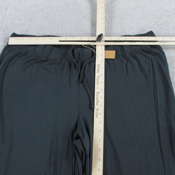 SKIMS Sleep Pajama Pants Womens 2X Black Modal Stretch Lounge Relaxed Drawstring - Picture 6 of 11